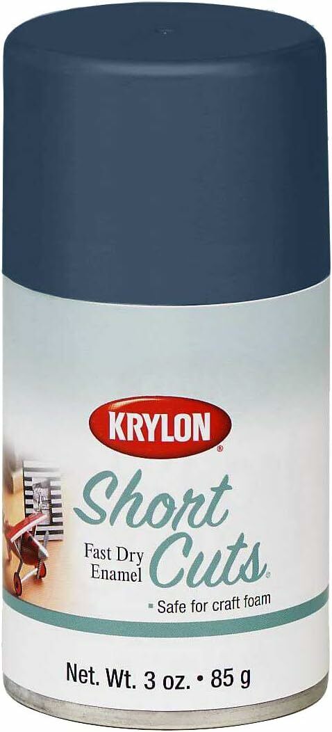 Krylon KSCS11200 Short Cuts Aerosol Paint, Deep Blue