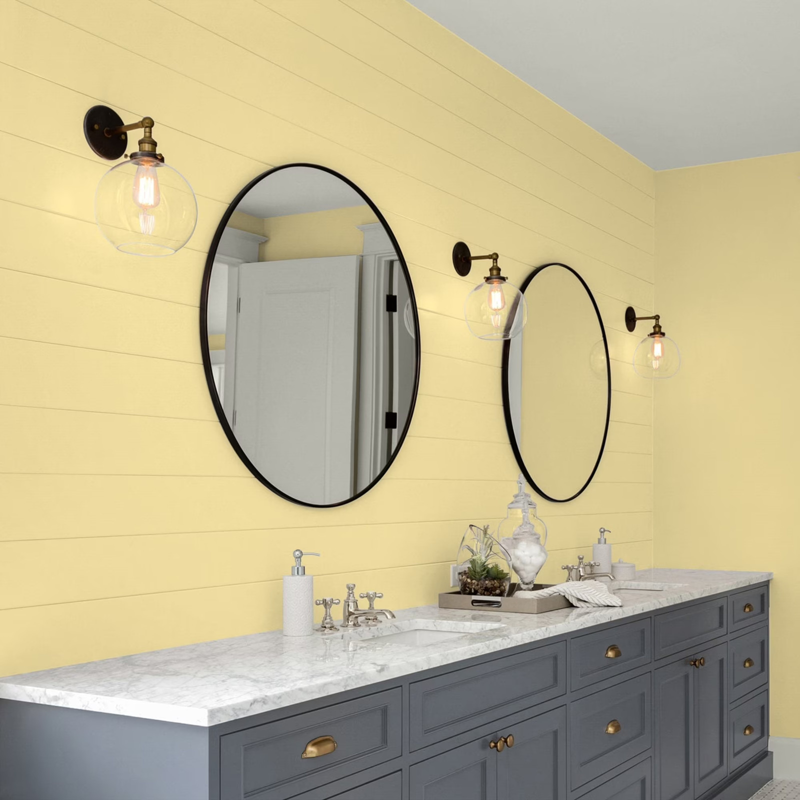 Fundamentals Demeter / Yellow Eggshell Interior Paint, 1 Gallon