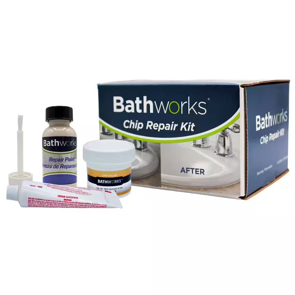 4 Oz. Tub and Tile Chip Repair Kit in Biscuit
