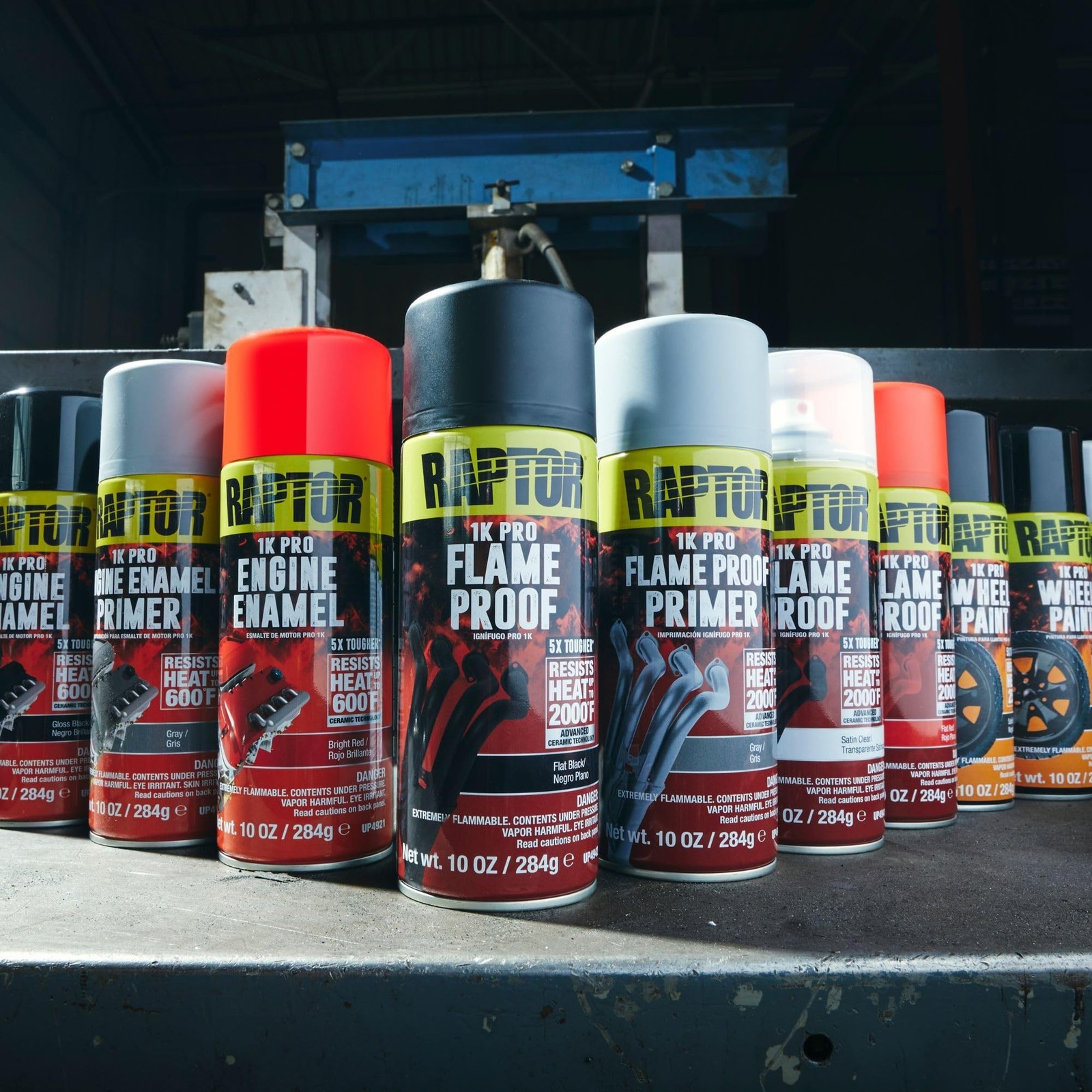 RAPTOR Flameproof Automotive Body Paint, Professional Grade, Extra Tough Prot…
