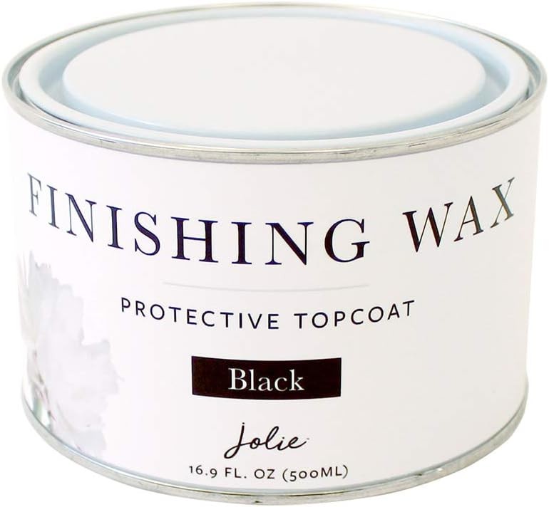 Finishing Wax – Powder Effect Paint Wax Odourless and Non-Toxic (500ml, Black)
