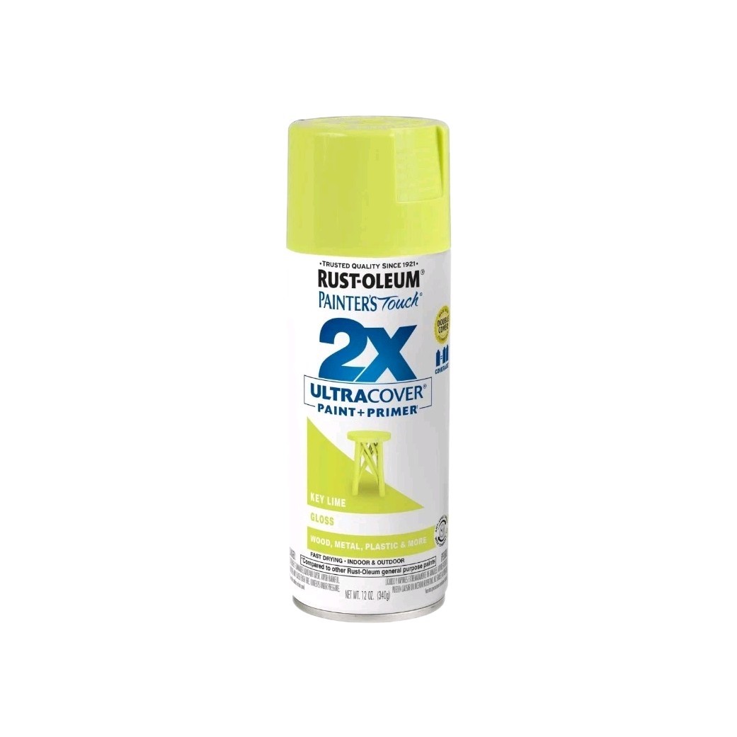 *6 Pack* Rust Oleum Painter’s Touch Ultra Cover Gloss Key Lime Spray Paint 12oz