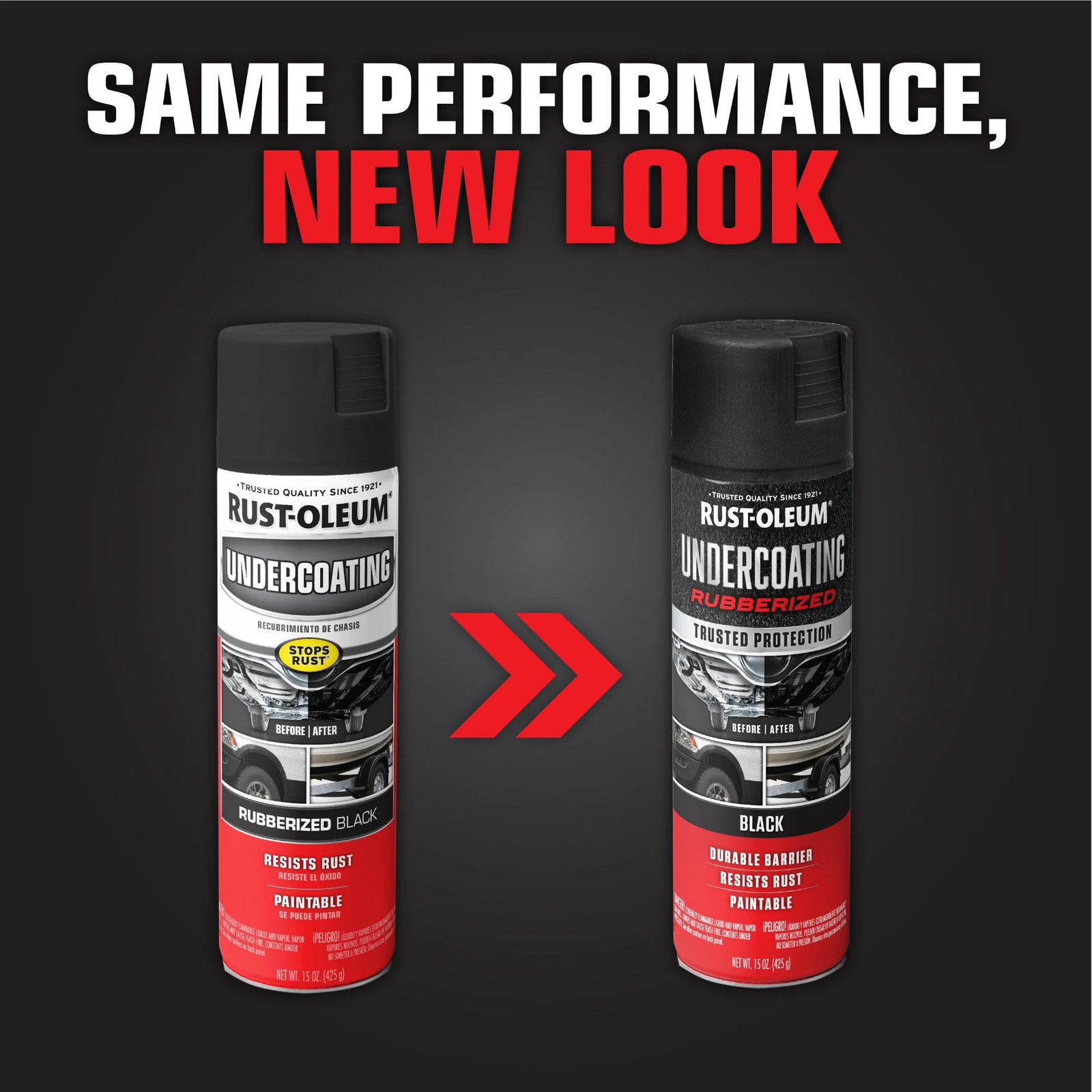 Rust-Oleum 248657 Rubberized Undercoating Spray Black 15 oz Automotive