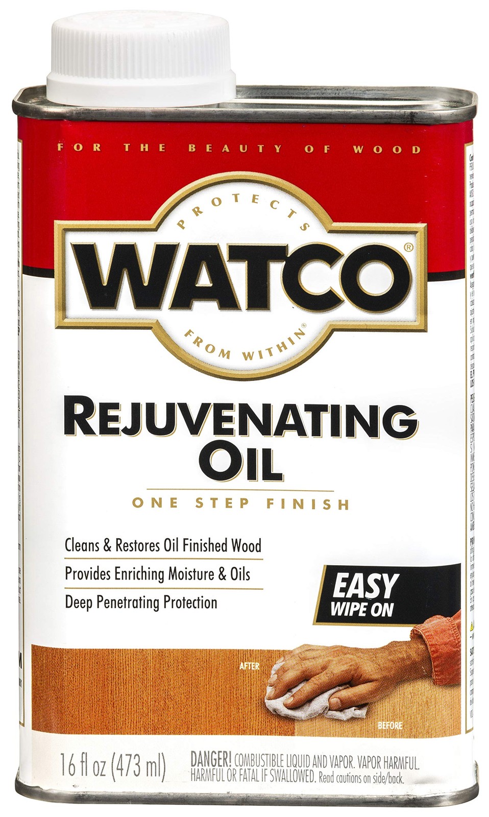 Rejuvenating Oil | Wipe On Application | Restores Oil‑Finished Wood | Removes…