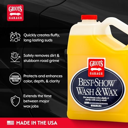 Best of Show Wash and Wax for Car Detailing and 128 Fl Oz (Pack of 1)