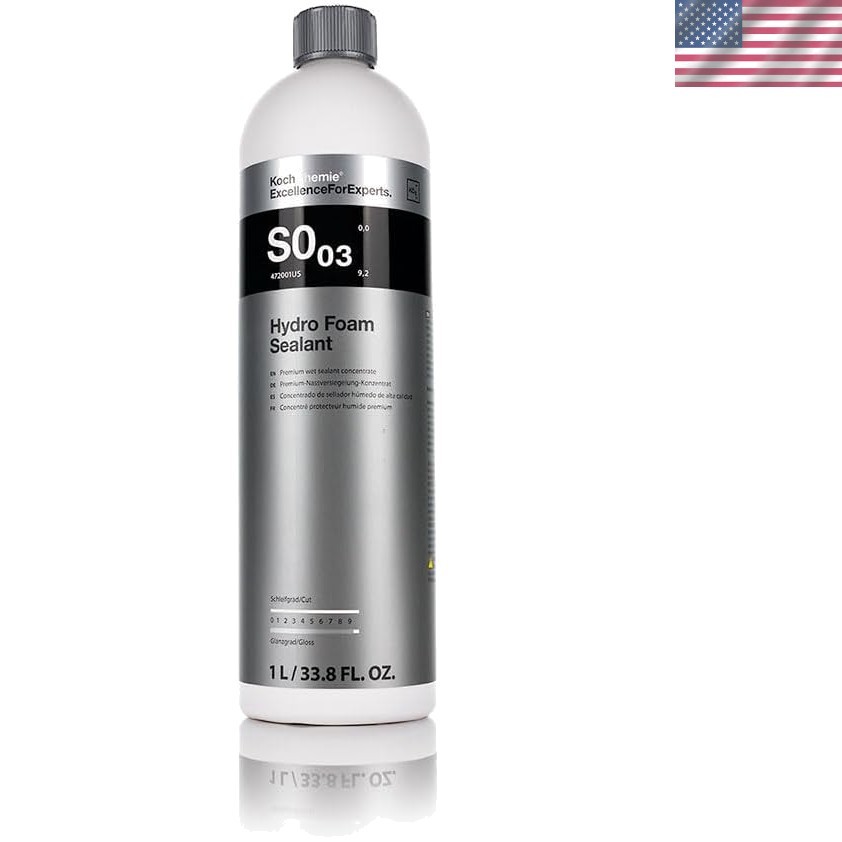 Hydro Foam Sealant – S0.03 – High-Gloss Spray-on Sealant – Safe on paint, gla…
