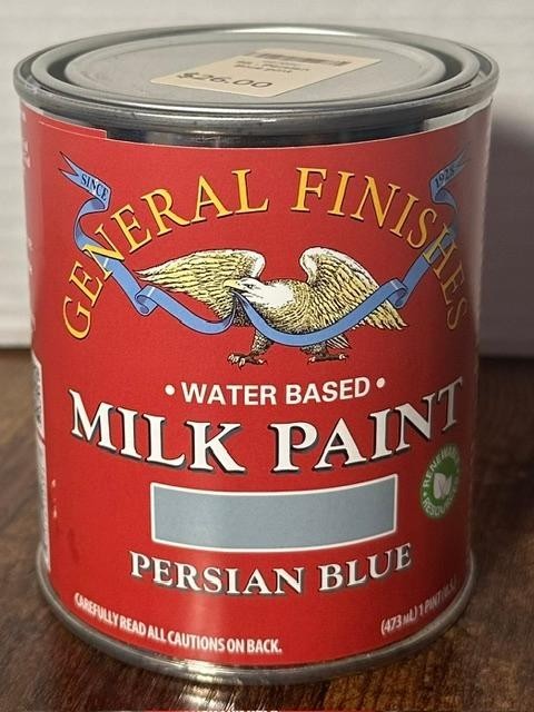 * General Finishes Water Based Persian Blue Milk Paint Pint