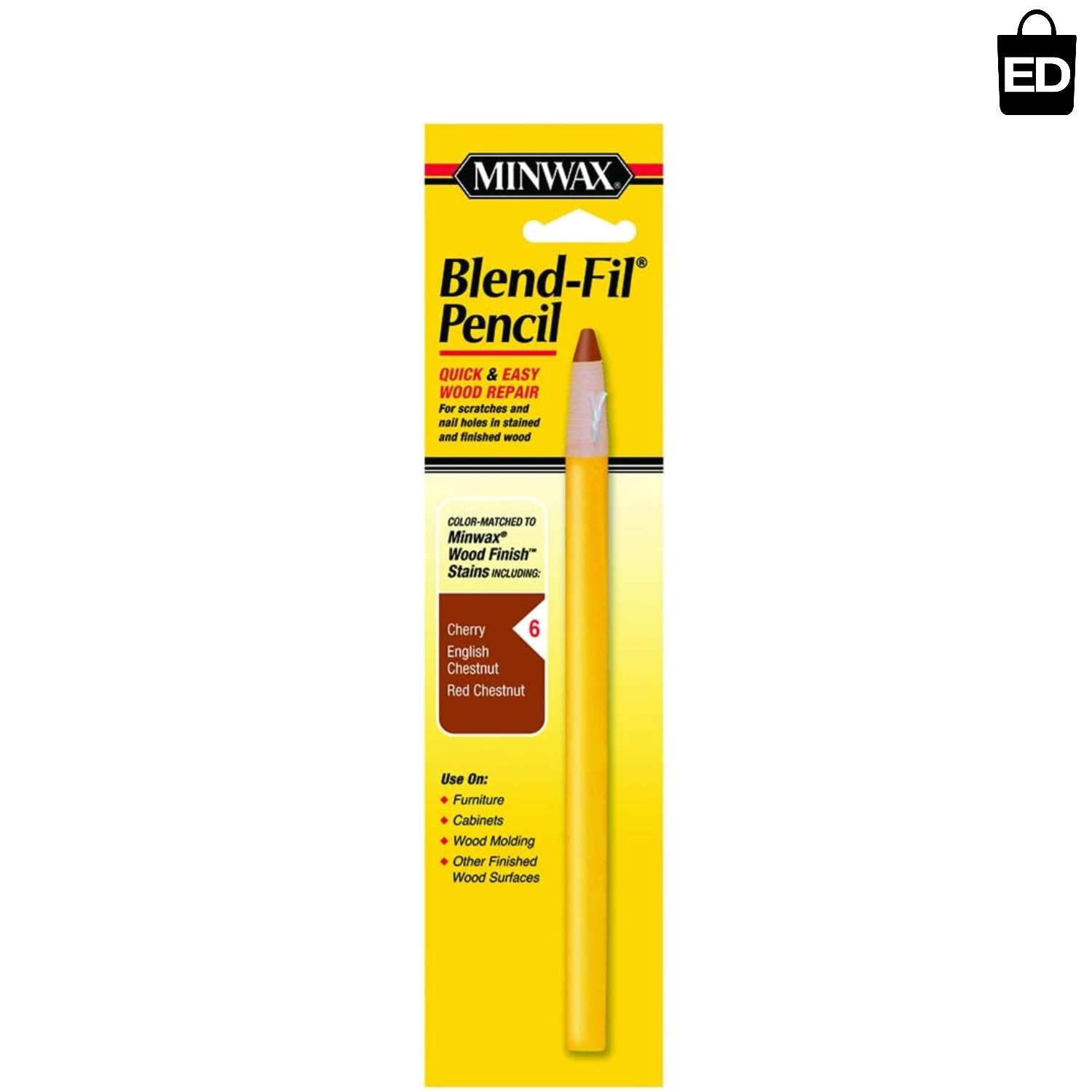 Permanent Repairs with Blend-Fil No 6 Wood Stain Pencil – Red Chestnut Color