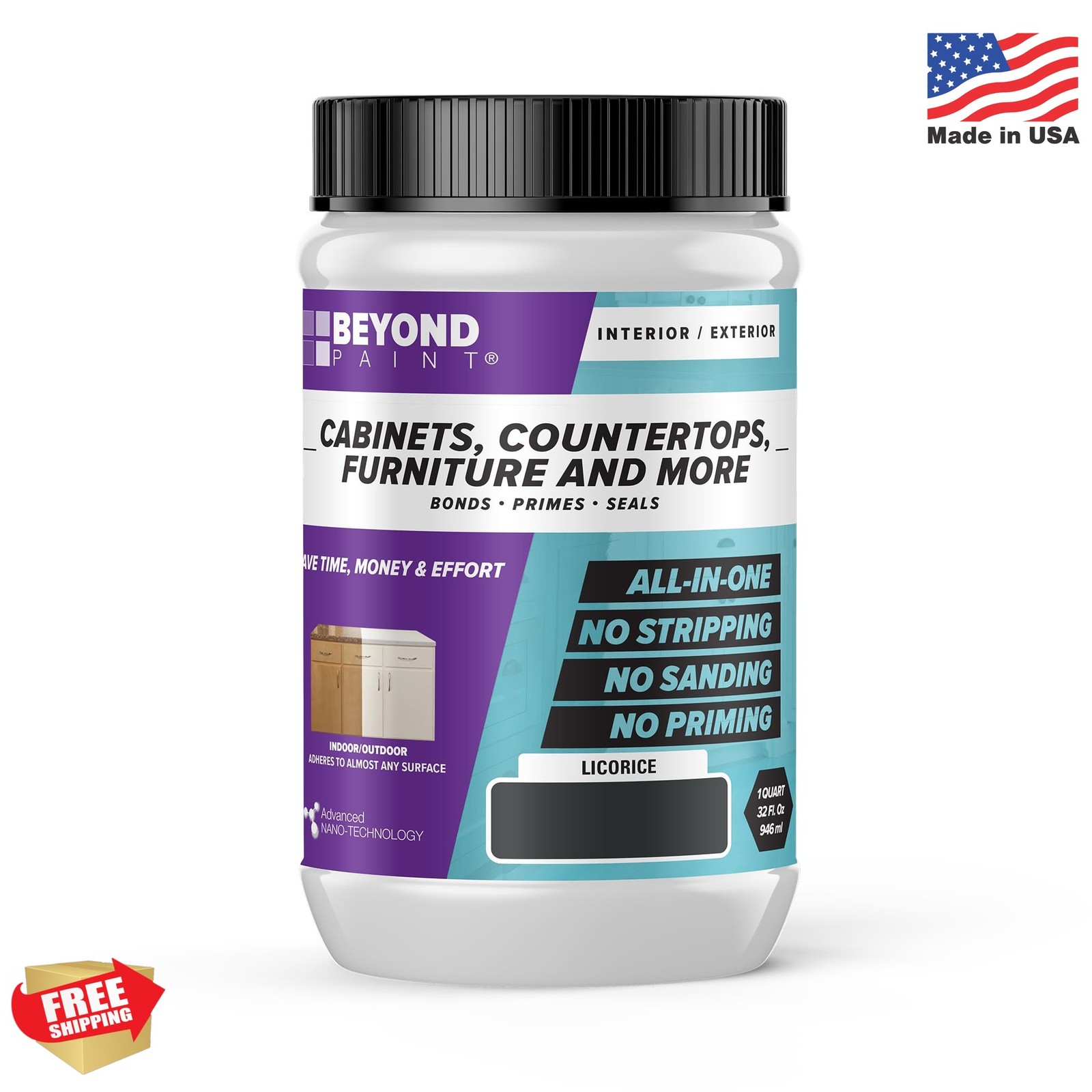 BEYOND PAINT – Furniture, Cabinets and More All-in-One Refinishing Paint Quart-