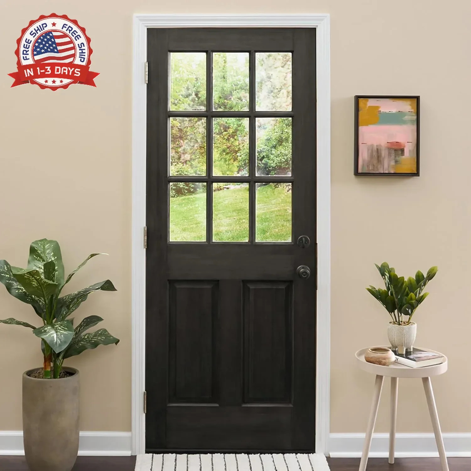 Heavy-Duty Gel Stain Black Half Pint for Wood Metal Fiberglass