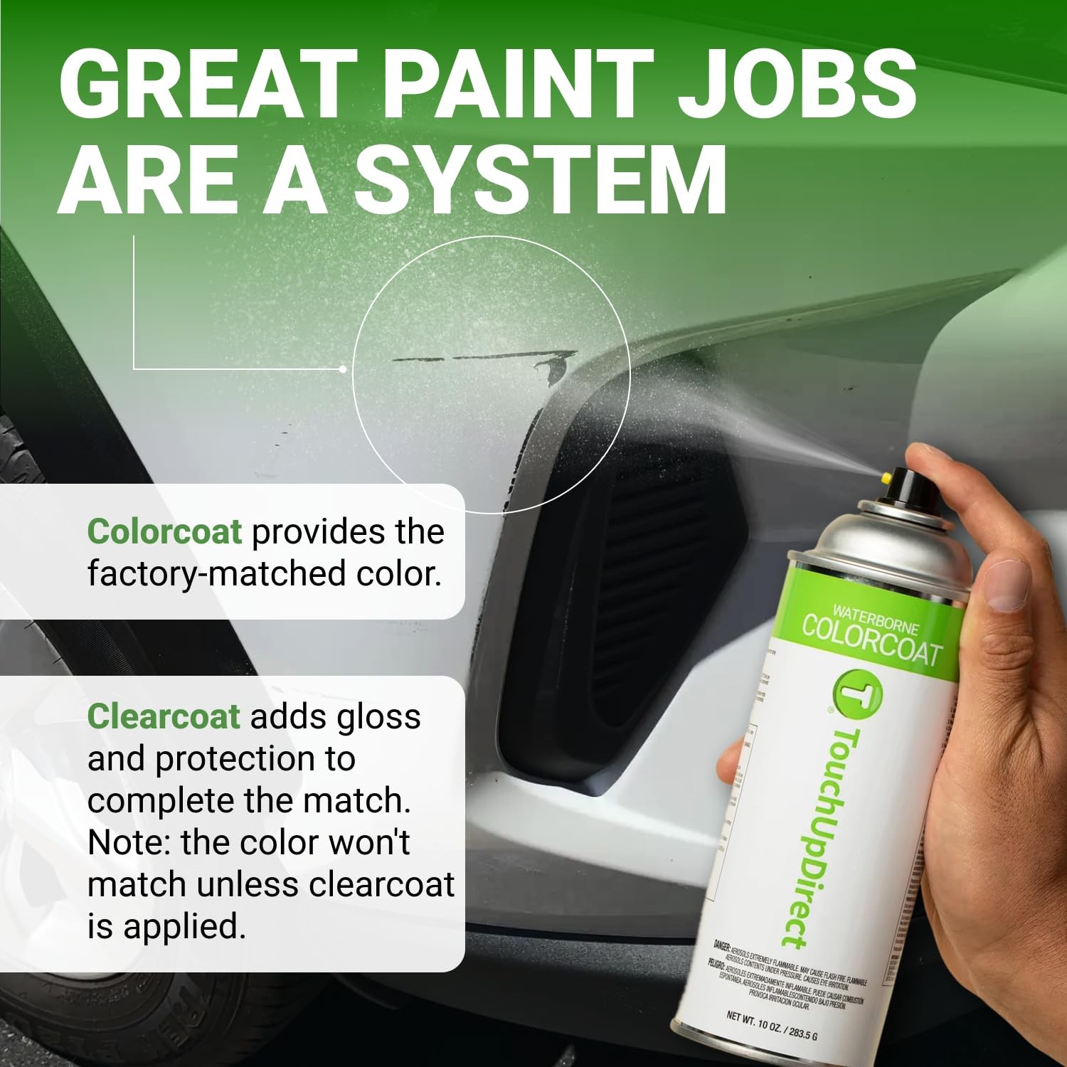 Car Paint Touch Up Spray Kit – Compatible with Ford PQ Race Red Exact Match A…