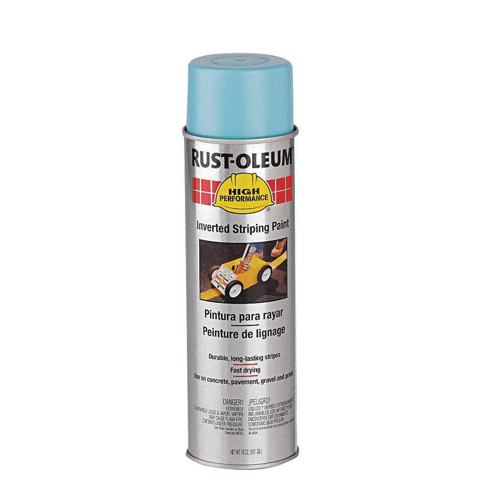 RUST-OLEUM 2326838 Inverted Striping Paint,20 oz,Blue 6A380