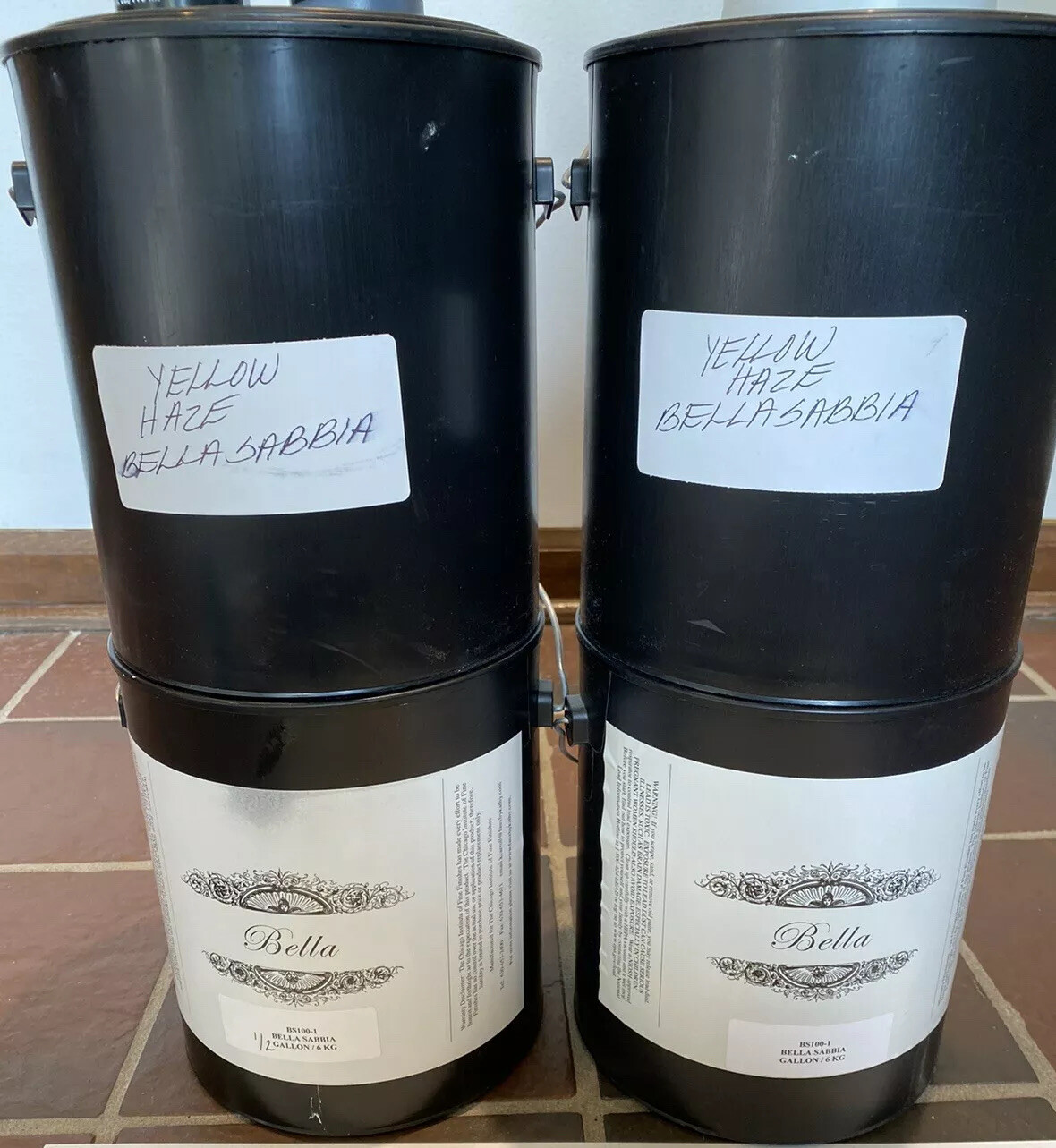 Bella Sabbia Tint Based Venetian Plaster 1.5 gal Yellow Haze 1.5 gal 2 Glazes