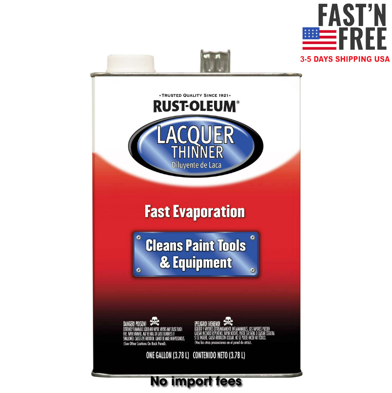 Rust-Oleum Automotive Low VOC Professional Lacquer Thinner, Clear, Gallon