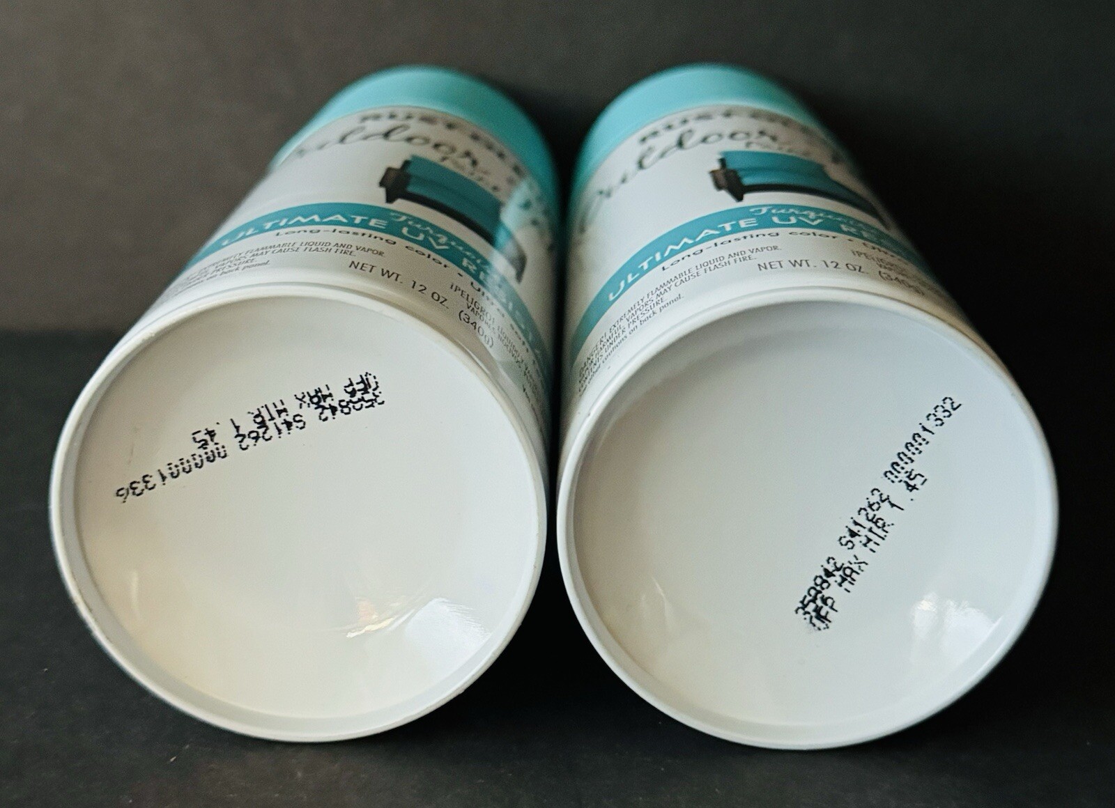 Rust-Oleum 358842 Outdoor Fabric Paint “TURQUOISE”, 12oz (2 Pack)