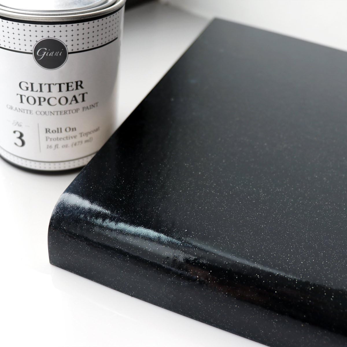Paint Glitter Top Coat Step 3