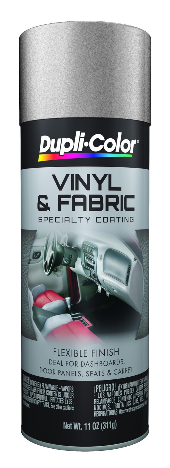 HVP103 Vinyl and Fabric Coating Spray Paint – Silver – 11 oz Aerosol Can
