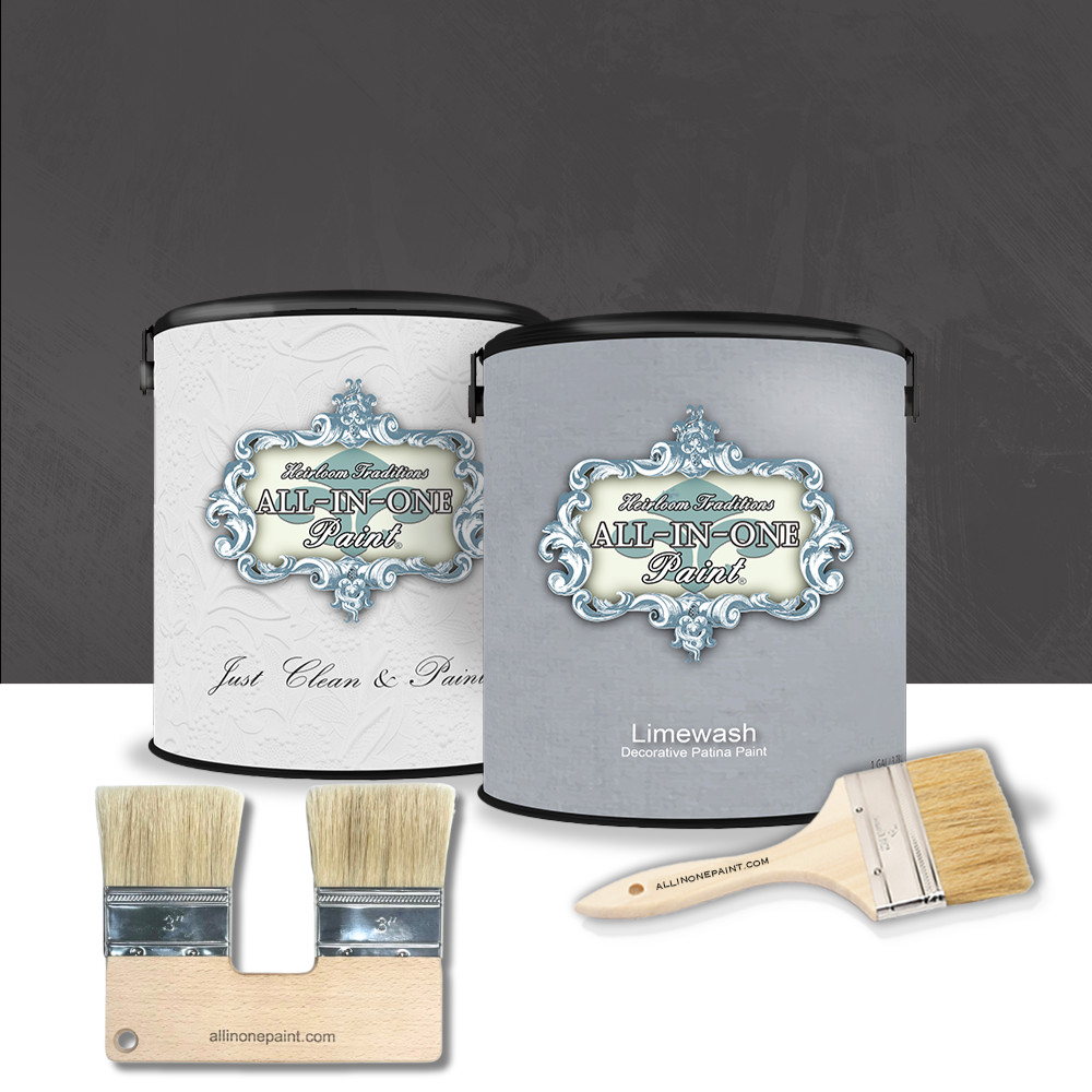ALL-IN-ONE Paint Limewash Gallon Kit – Abbey