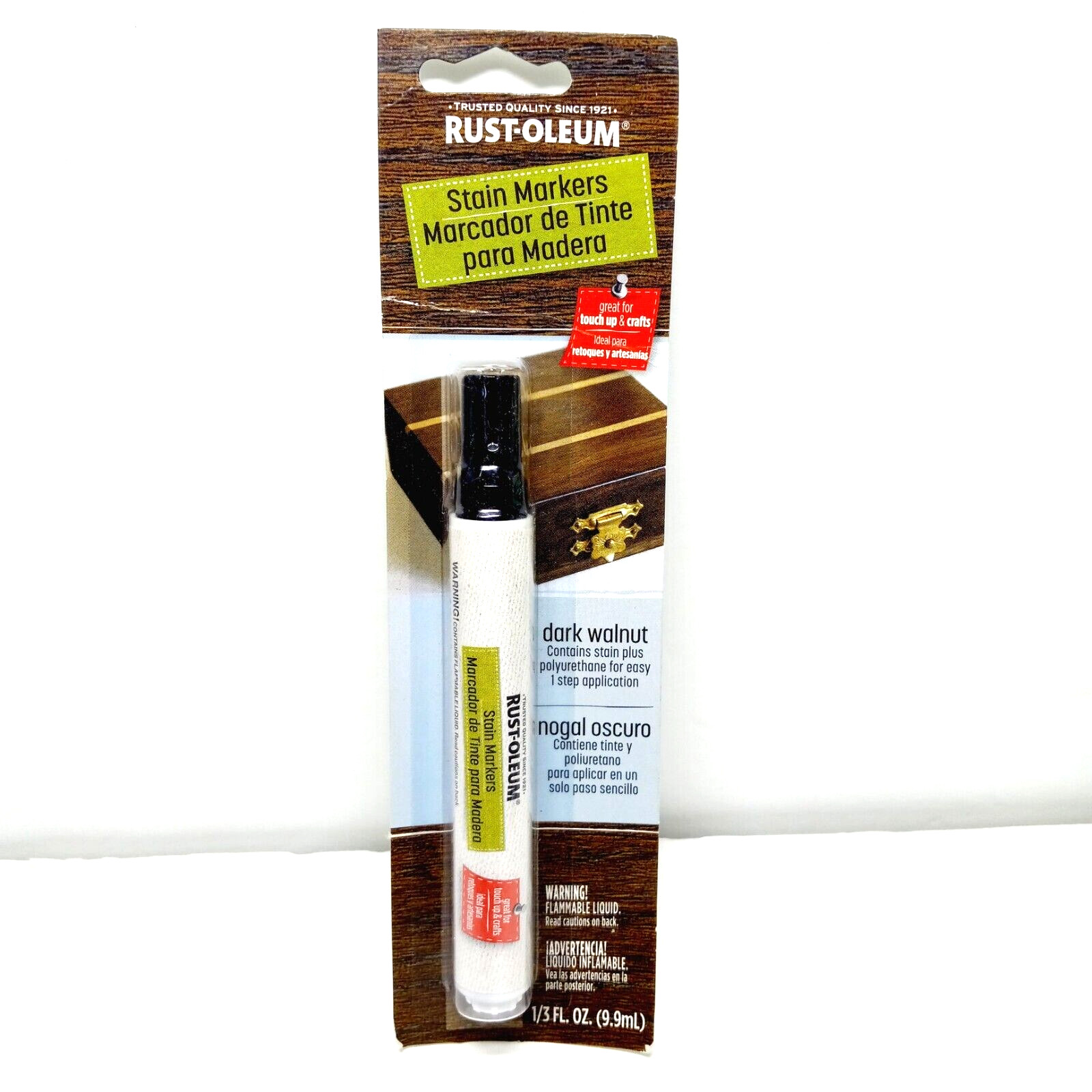 Rust-oleum Stain Marker (Dark Walnut) Touch Up Marker Scratch Cover Up Marker…
