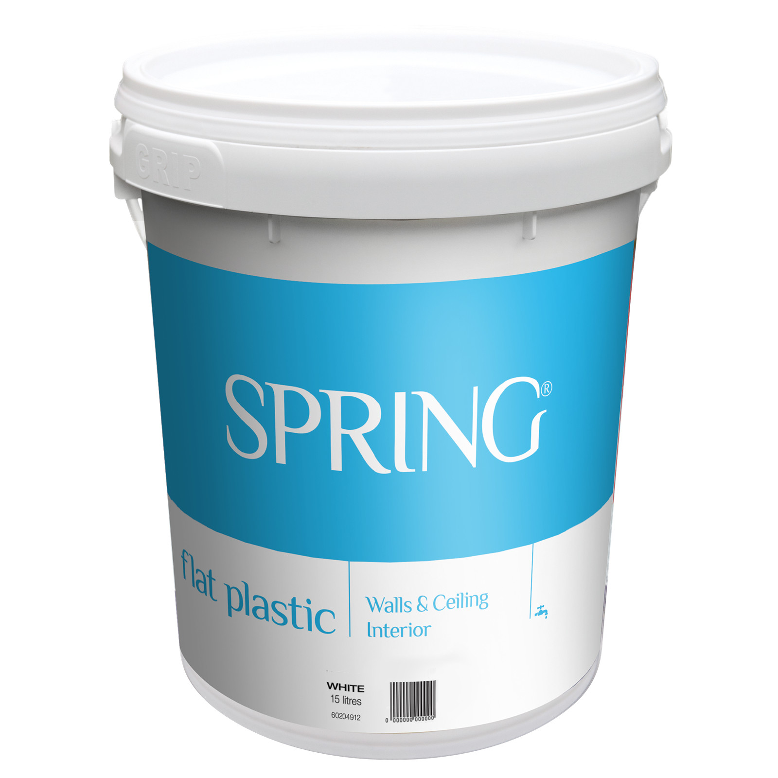 Spring 15L Flat White Interior Paint