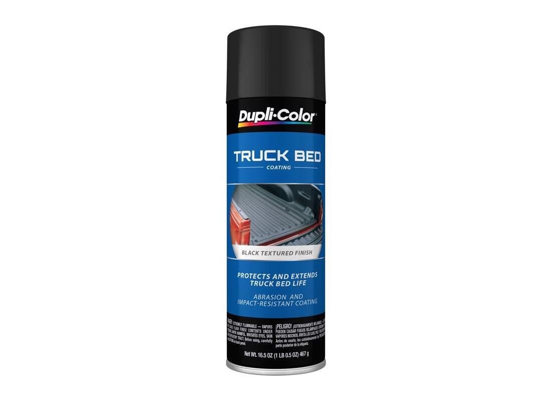 Dupli-Color TR250 Truck Bed Coating Spray Paint – Black – 16.5 oz. Aerosol Can