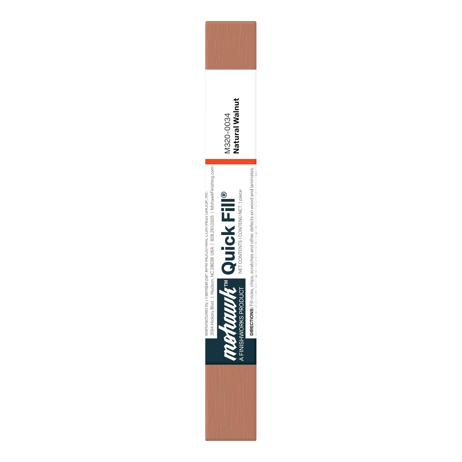 Mohawk Quick Fill Burn in Stick, Natural Walnut, M320-0034, 1 Walnut