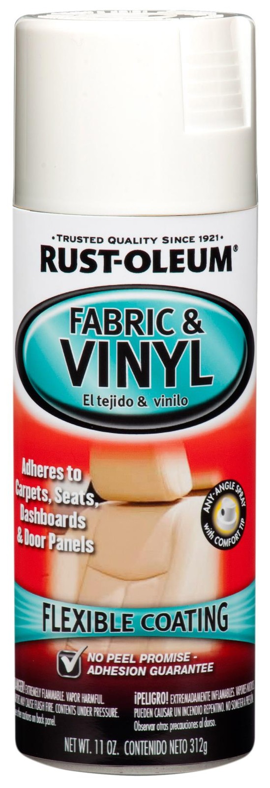 Rust-Oleum Automotive Fabric & Vinyl, Aerosol 11 Oz Gloss White- 248922
