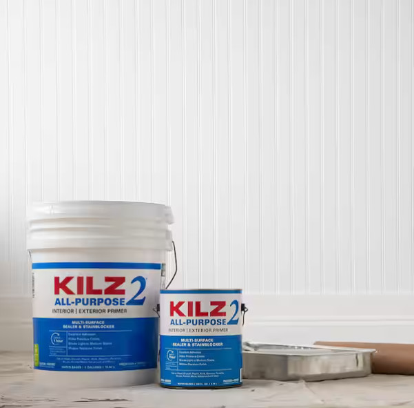 New !KILZ 2 ALL PURPOSE 2 gal. White Interior/Exterior Multi-Surface Primer