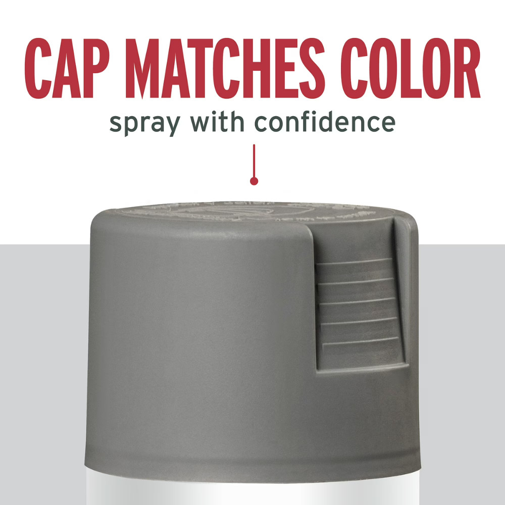 Rust-Oleum Stops Rust Satin Spray Paint, Coastal Gray, 12 oz Enamel Paint, 4Pack