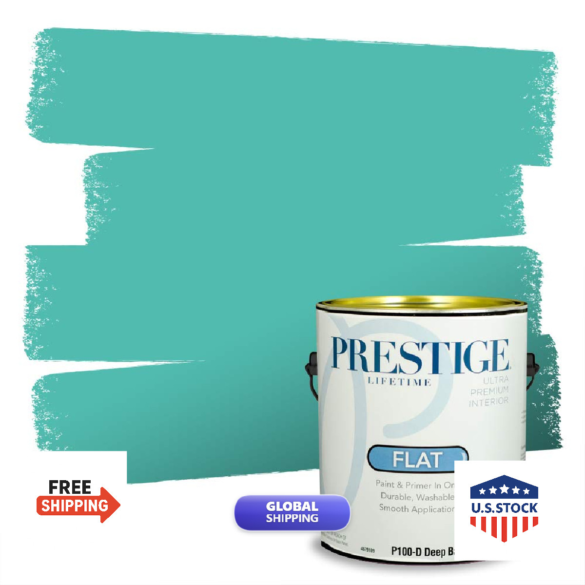 Prestige Paints Interior Paint And Premiumr In One 1 Gallon Flat Shiny Sea