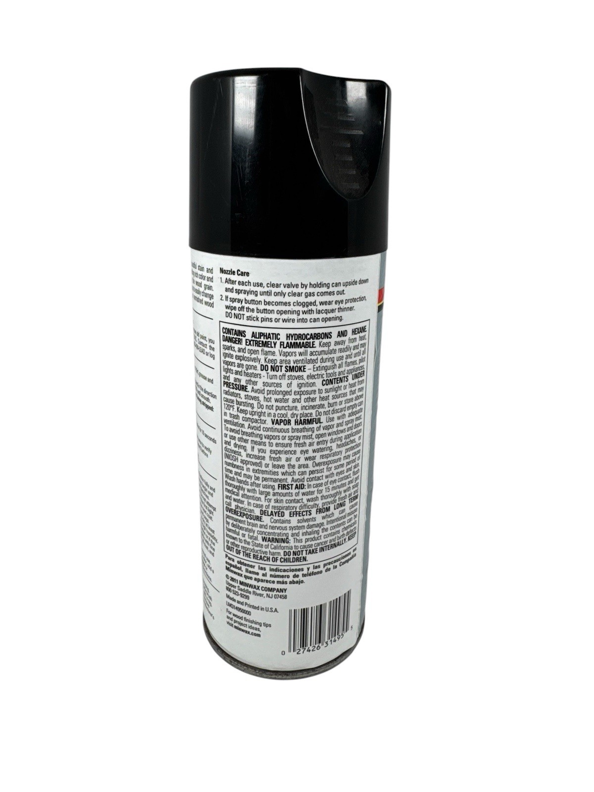 Minwax PolyShades CLASSIC BLACK GLOSS 10.75 oz Stain & Polyurethane Spray NEW