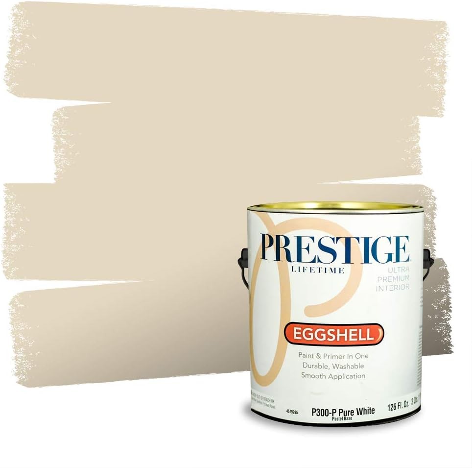 PRESTIGE Paints P300-P-3004-10CVP Paint and Primer In One, 1 gallon, Lovely