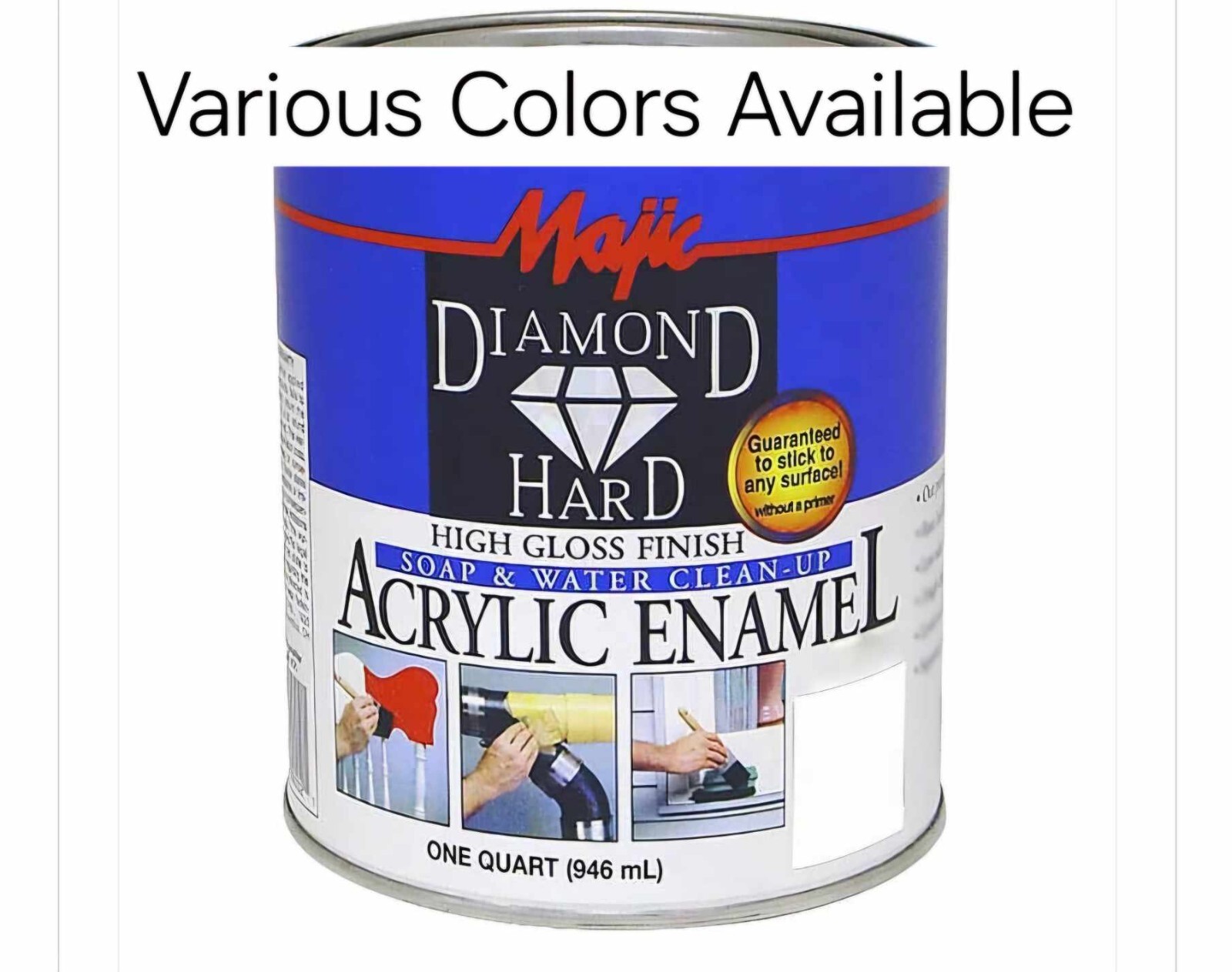 Majic Paint Majic Diamond Hard Finish Acrylic Enamel, 1 qt. – Price Each