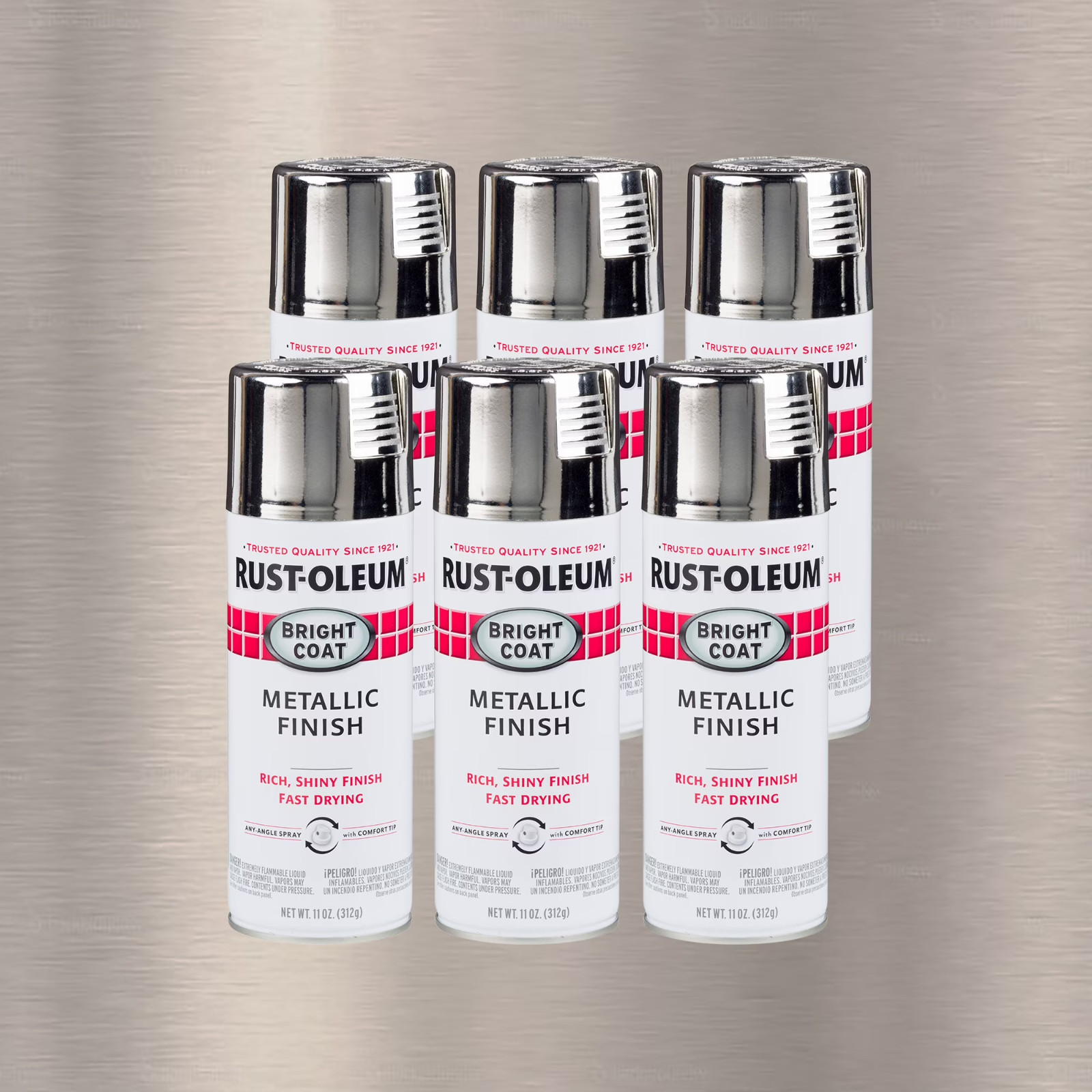 Free Shipping Authentic Rust-Oleum Stops Rust Gloss Spray 6 Pack No Import Fee