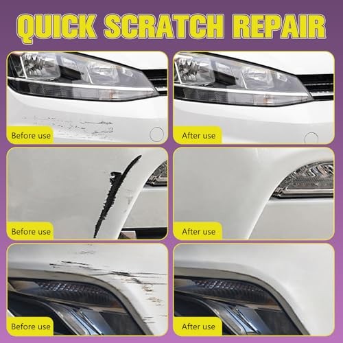 Upgraded Car Scratch Remover Kit, Scratch Remover Wax for Vehicles, Universal