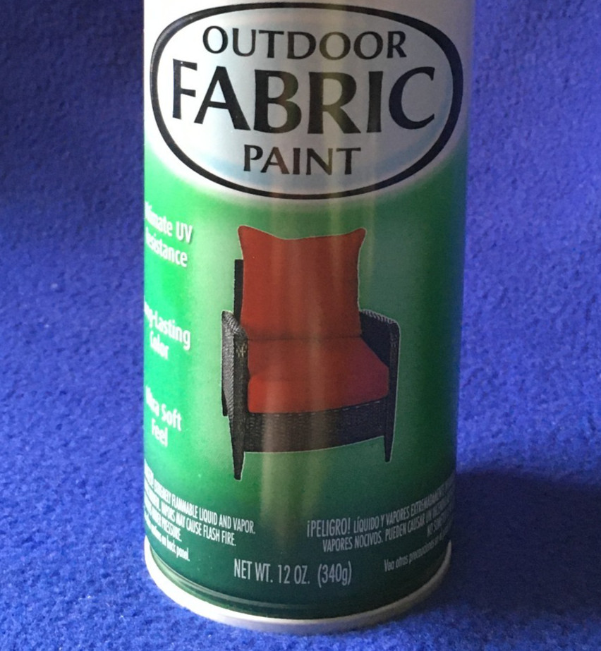 Rust-Oleum # 379554 Chili Red, Outdoor Fabric Spray Paint, 12 Oz (Pack of 1)