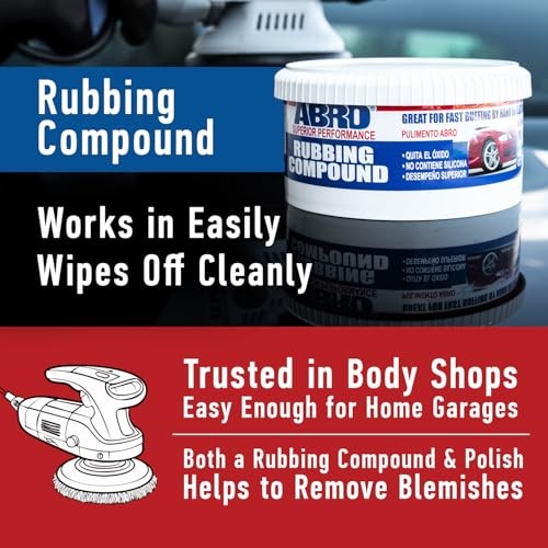 10 oz Rubbing Compound — Fast-Cut Buffing Compound for Oxidized Paint