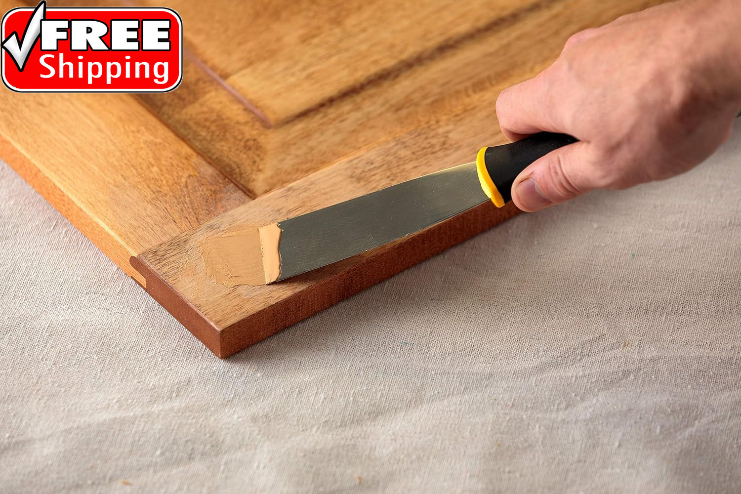 Color-Matched Wood Filler, Golden Oak, 6 Oz