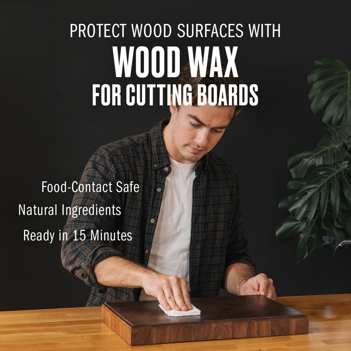0.75 oz Cutting Board Wax – Food-Safe & Easy Application for Maintenance