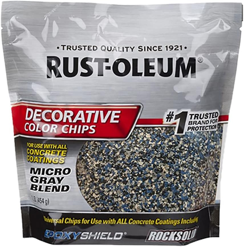 358192 Decorative Color Chips, Micro Gray Blend, 1 Lb
