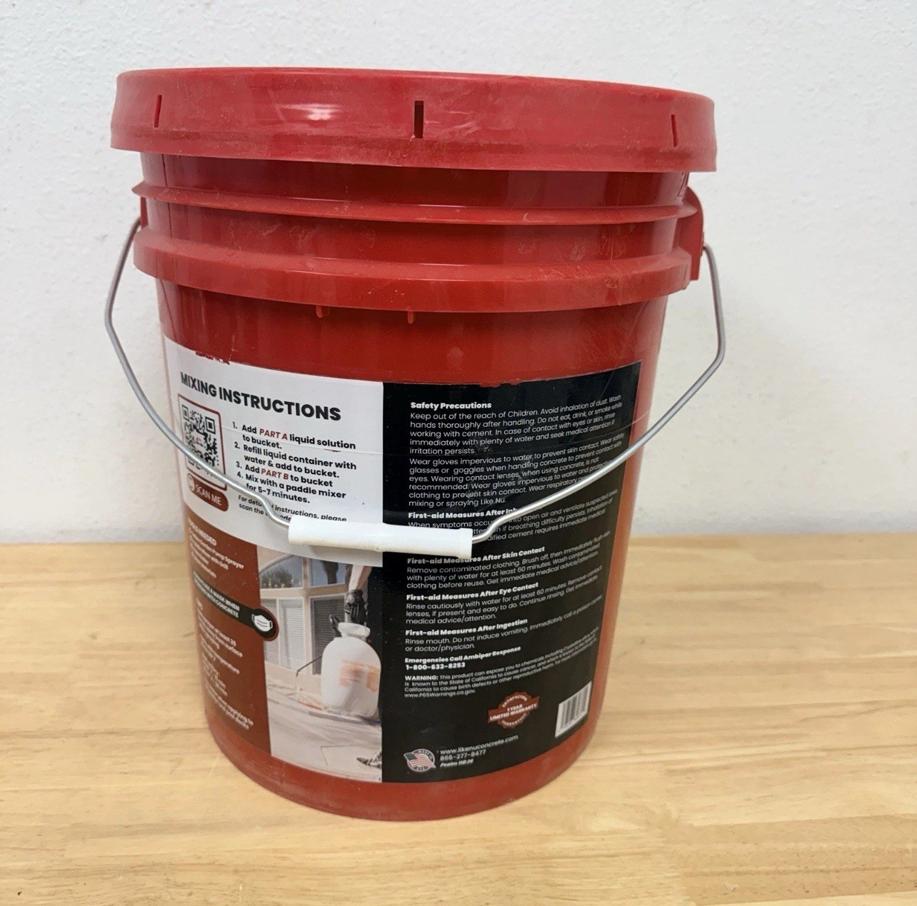 Like-Nu 400 sq. ft. Spray On Concrete Mix/Resurfacer Same Day Shipping