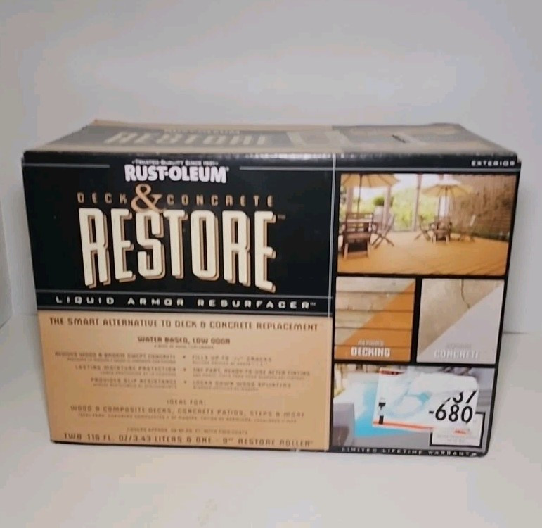 Rust-Oleum Deck & Concrete Restore Liquid Armor Resurfacer Kit