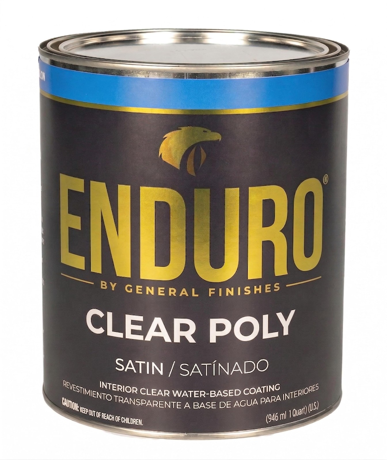 Enduro Water Based Clear Poly, 1 Quart, Satin