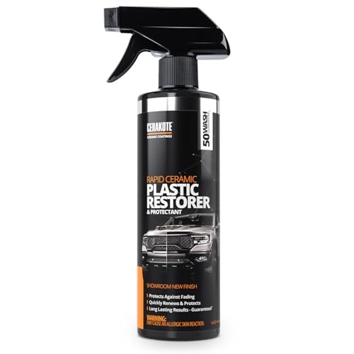 Rapid Ceramic Plastic Restorer and Protectant – 50 Wash 14 Fl Oz (Pack of 1)