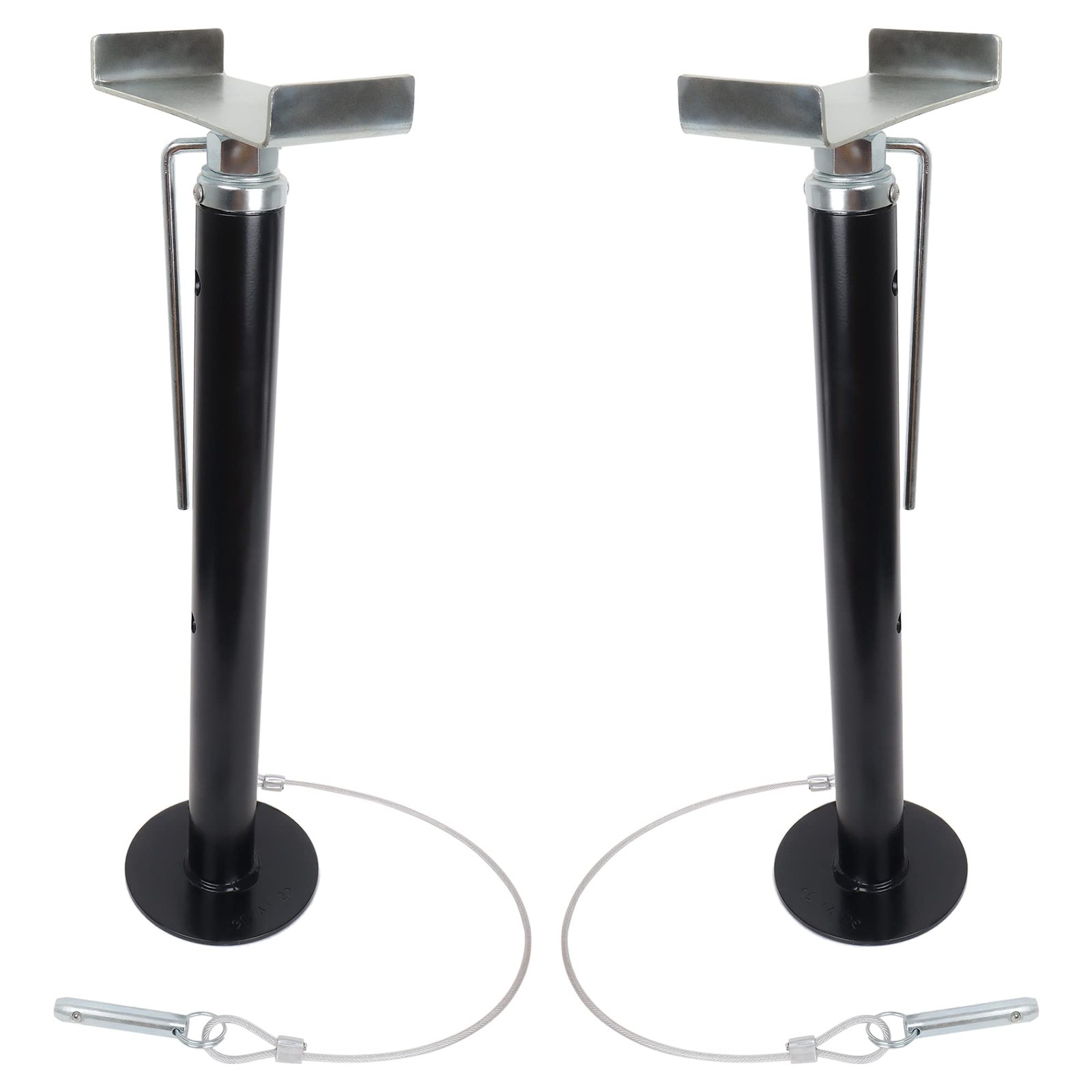 Virtionz Slide Out Support Jacks Adjusts From 19 To 47 5000Lb Capacity For Rv