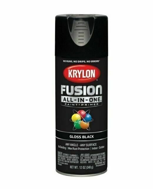 Krylon Fusion All-In-One Adhesive Spray Paint for Indoor/Outdoor Use, 12 oz,…