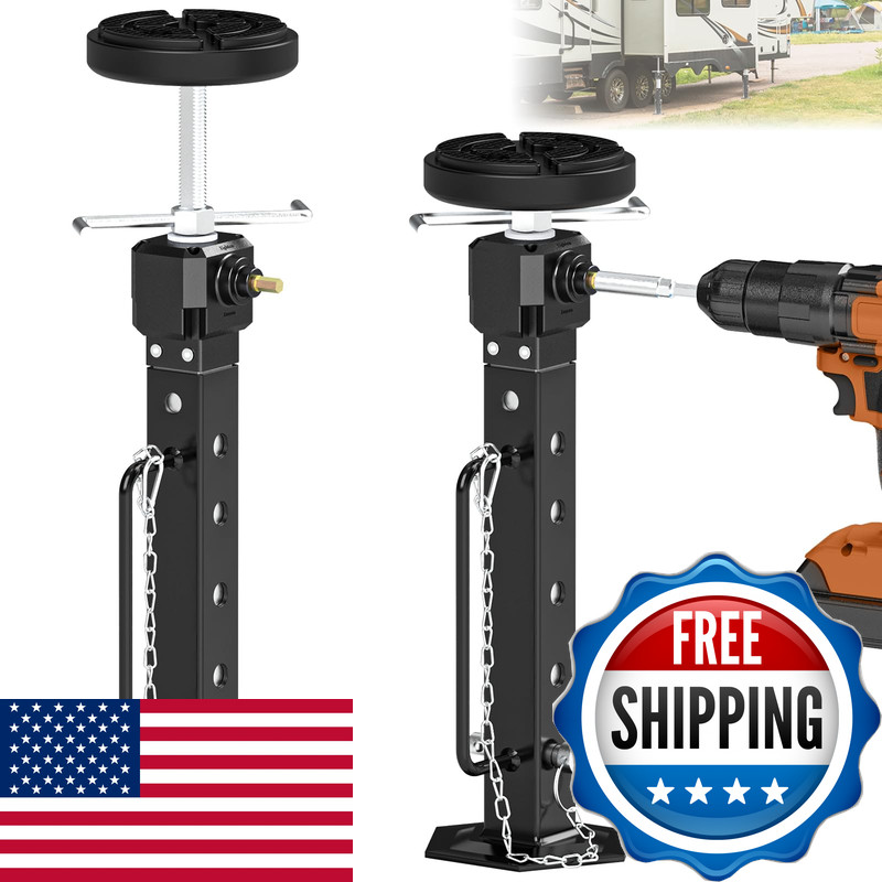 Auh Adjustable Camper Slide Out Support Jacks From 13.8-26.8 2 Pcs Rv Trailer