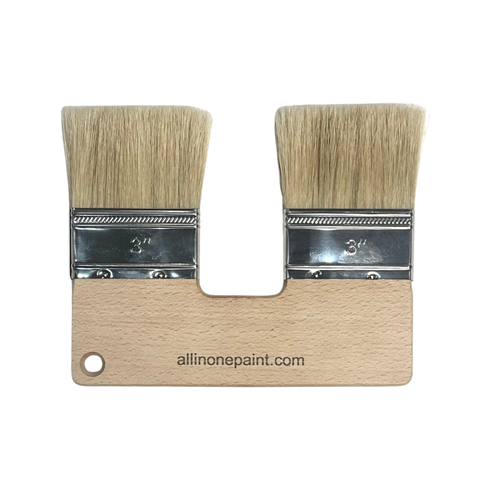 Heirloom Traditions Chip Brush for Limewash – Dual “U” shaped