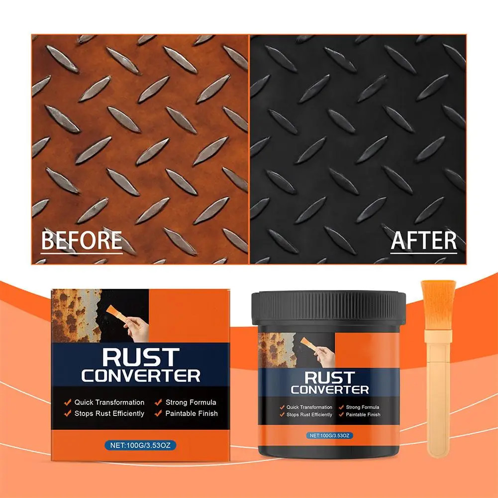 Rust Converter & Metal Primer Paint – Stops Rust Corrosion Inhibitor Coating