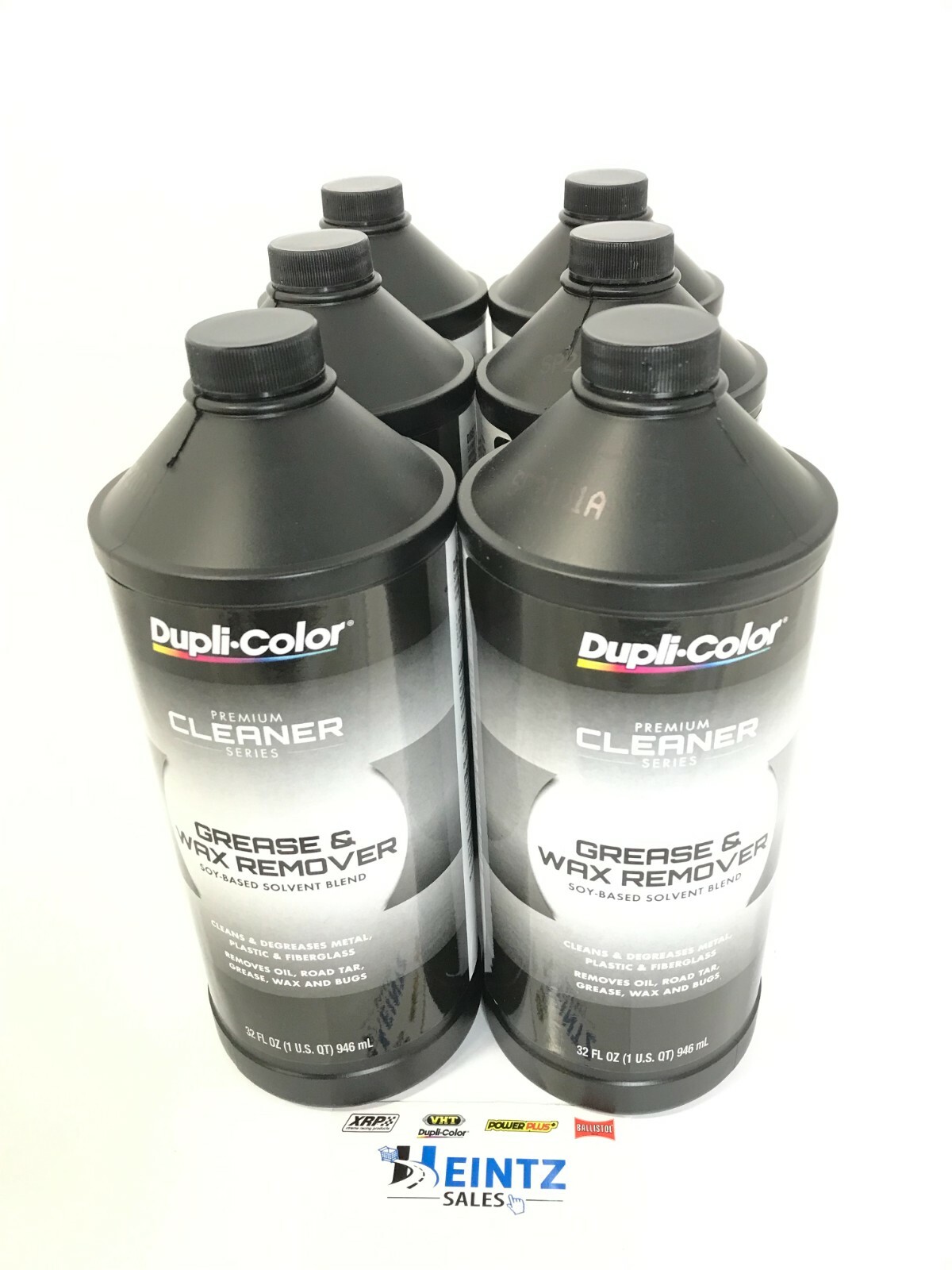 DUPLICOLOR CM543-6 PACK Soy Based Solvent Blend Grease and Wax Remover -1 quart